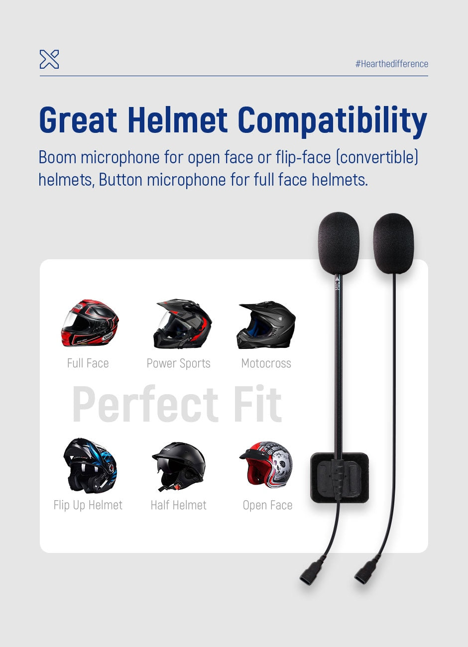 Bluetooth Lexin LX-B4FM-X Motorcycle Helmet Intercom