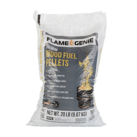 Flame Genie FG-P20 FG-P20 Premium Hardwood Pellets, 20 Lbs.