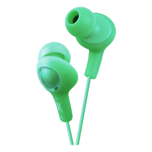 JVC HAFX5G Gumy Plus Inner-Ear Earbuds (Green)