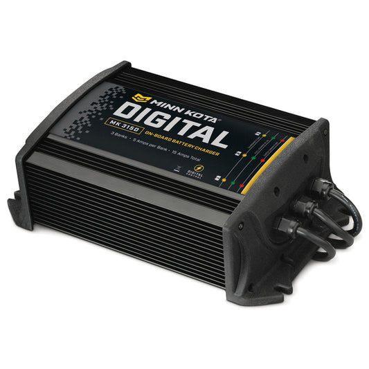 Minn Kota 1823155 On-Board Digital Charger (3 Banks/5 Amps)