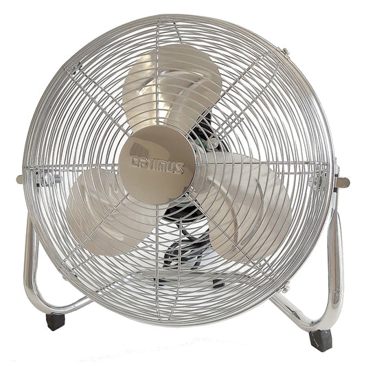 Optimus F-4122 F-4122 3-Speed 40-Watt 12-In. Industrial-Grade High-Velocity Floor Fan