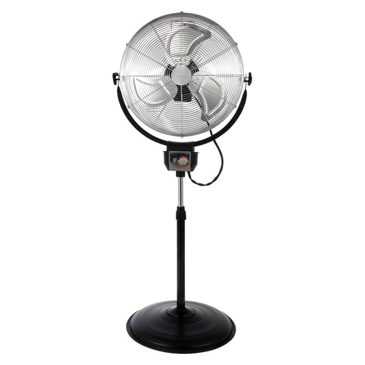 Optimus F-4205 F-4205 3-Speed 120-Watt 20-In. Industrial-Grade High-Velocity Oscillating Stand Fan