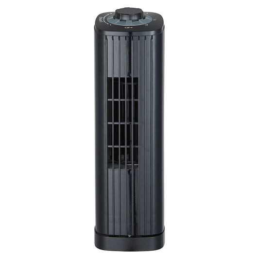 Optimus F-7348BK-F F-7348 3-Speed 50-Watt 14-In. Portable Ultra-Slim Desktop Oscillating Tower Fan (Black)