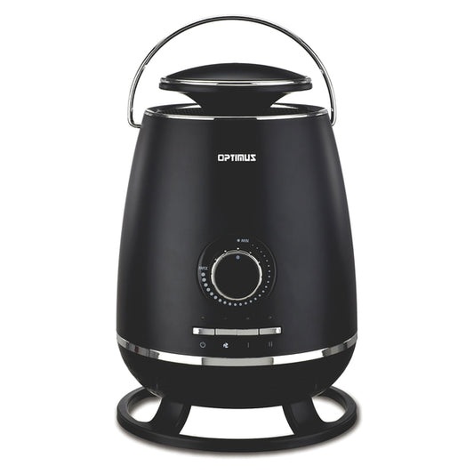 Optimus H-7231BK H-7231BK 2-Setting 1,500-Watt-Max Portable 360deg Fan-Forced Ceramic Heater with Thermostat