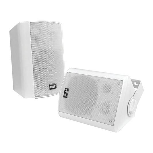 Pyle PDWR61BTWT 60-Watt-Continuous-Power Indoor/Outdoor Wall-Mount Bluetooth Speaker System, 2 Count
