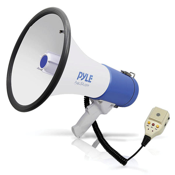 Pyle PMP59IR 50-Watt Megaphone Bullhorn with Record, Siren & Talk Modes