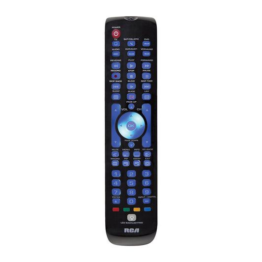 RCA RCRN06BE 6-Device Green Backlit Universal Remote