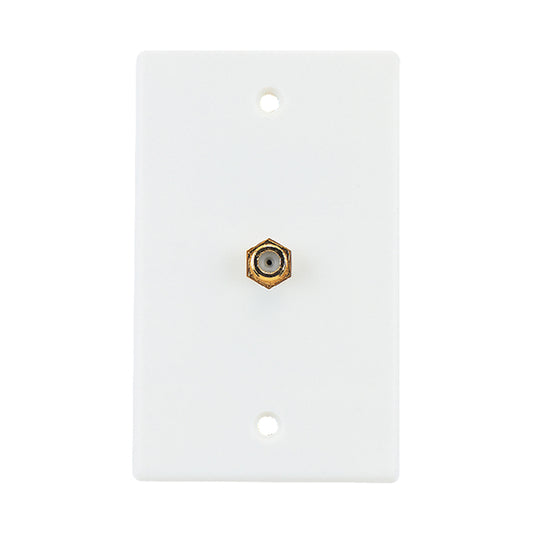 RCA VH61R Single Coaxial In-Line Wall Plate