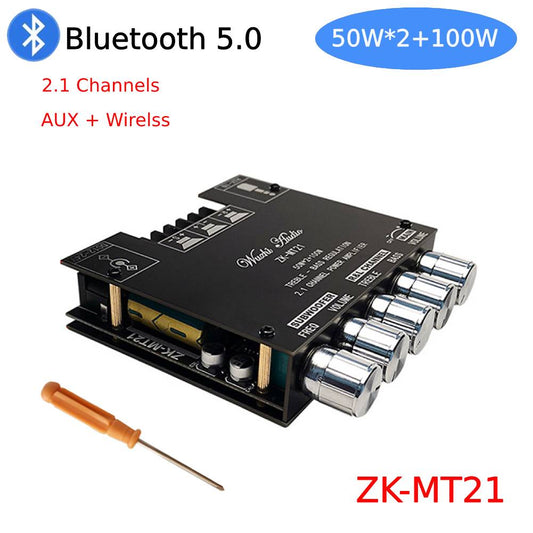 Bluetooth ZK-MT21 2x20W+100W 2.1 Channel Subwoofer Digital Power Amplifier Board