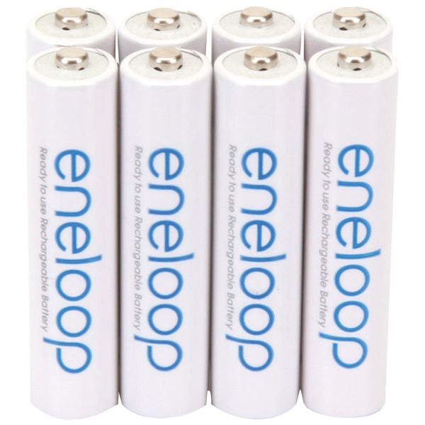 Panasonic BK-4MCCA8BA eneloop Rechargeable Batteries (AAA; 8 pk)