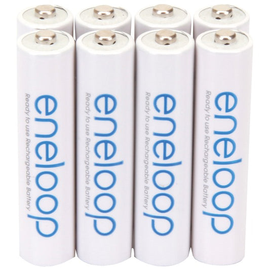Panasonic BK-4MCCA8BA eneloop Rechargeable Batteries (AAA; 8 pk)