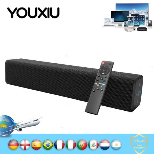 Home Theatre 100W 2.0 Channel  Bluetooth 5.1 Surround Bar with Subwoofer