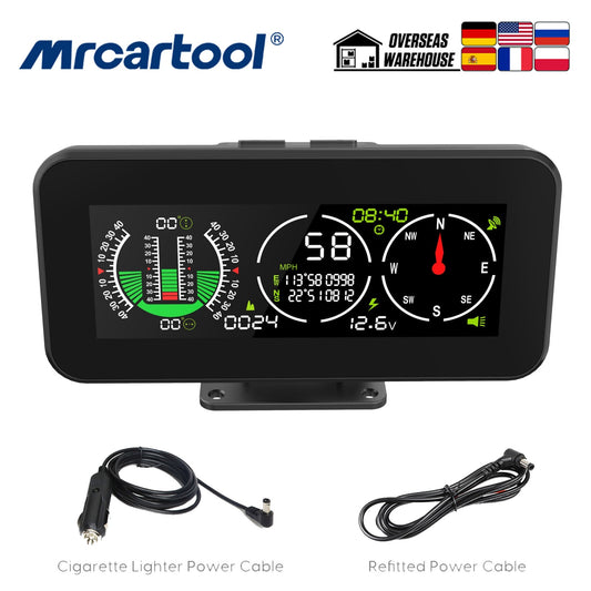 MR CARTOOL M60 Automotive GPS Digital Speedometer