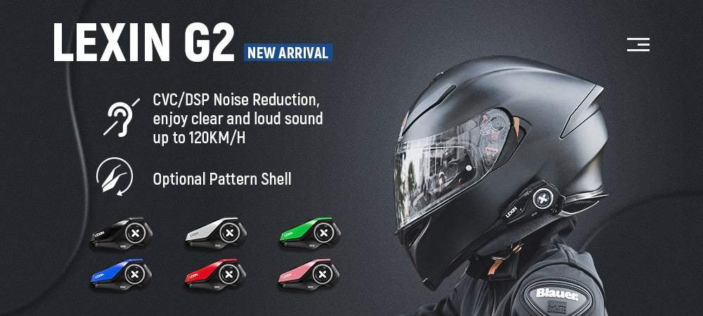 Bluetooth Lexin LX-B4FM-X Motorcycle Helmet Intercom