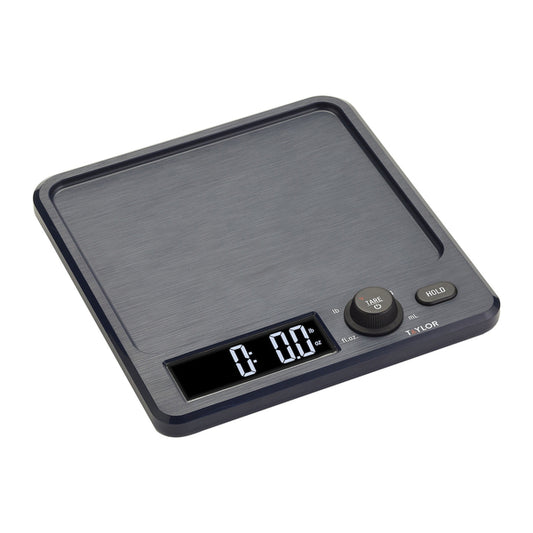 Taylor Precision Products 5280827 Antimicrobial Kitchen Scale with Rotating Knob, 11-Lb. Capacity