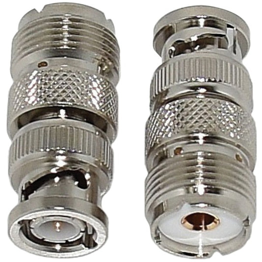 Tram 5678 BNC Male to UHF Female Adapters, 2 Pack