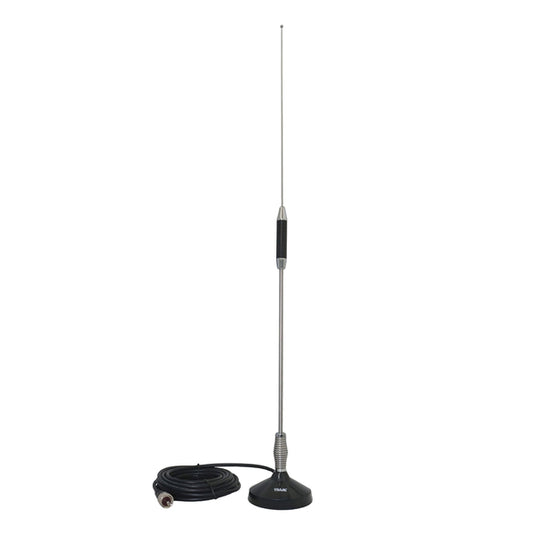 Tram 703-HC Center-Load Stainless Steel Whip CB Magnet-Mount Antenna Kit with 3-1/2-Inch Magnet and Cable