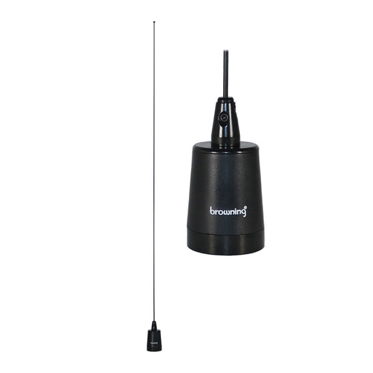 Browning BR-158-B 200-Watt Pretuned Wide-Band 144 MHz to 174 MHz 2.4-dBd-Gain VHF Black Antenna with NMO Mounting